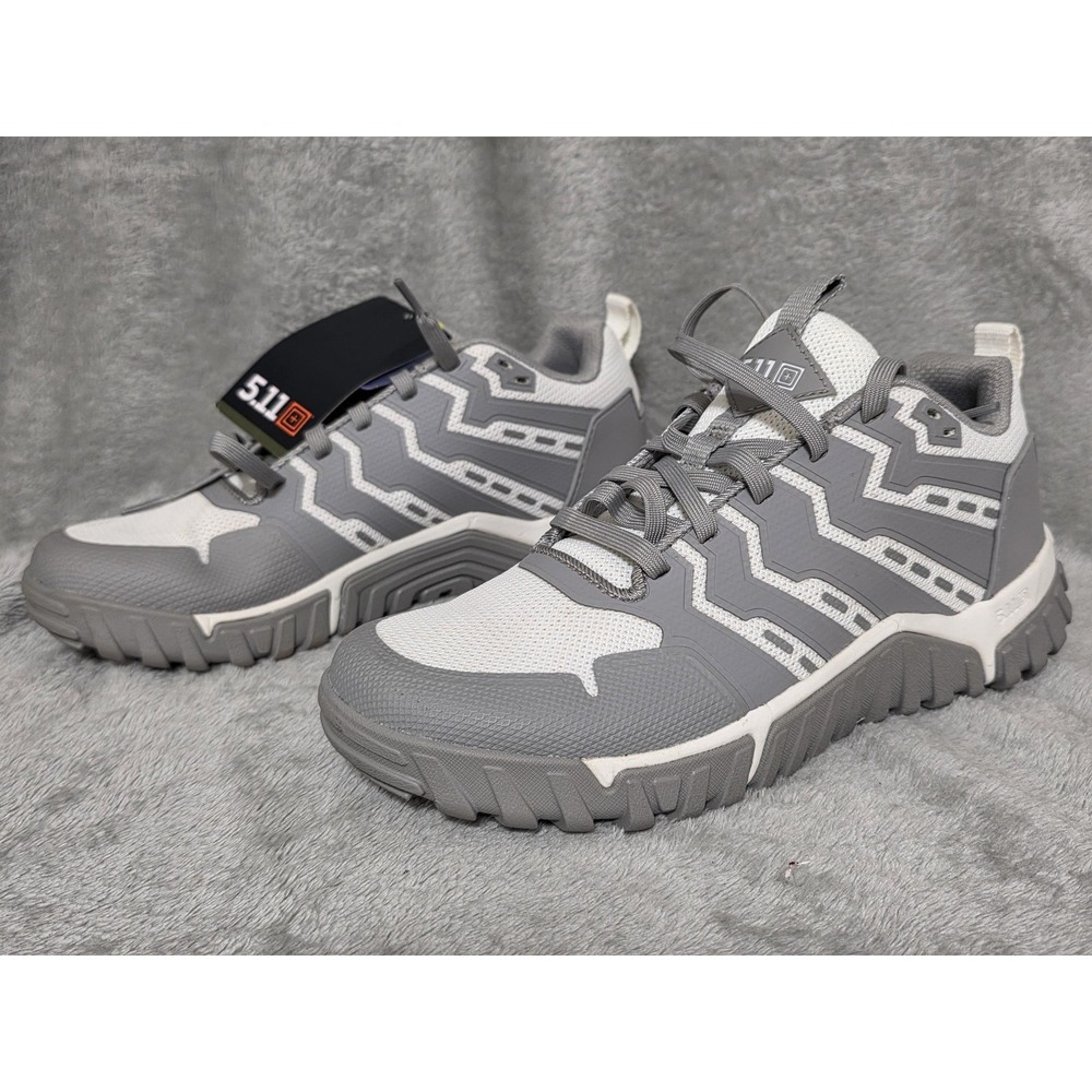 5.11 Tactical Maxgrip Trainer Mens 8 Gray Ortholite Gym Sneakers 07066